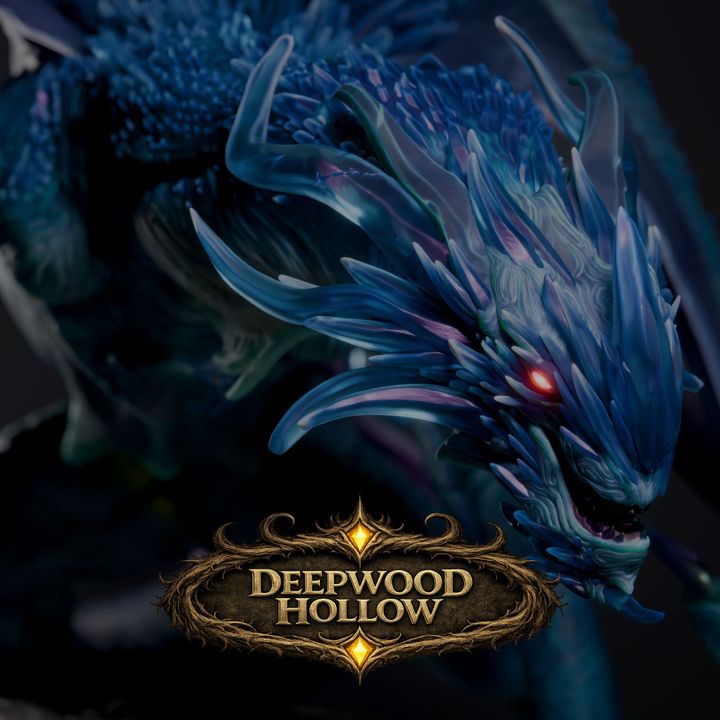 🌑 Shadow Hydra | 12K Resin 100mm Multi-Headed Horror for D&D & RPGs 🐍