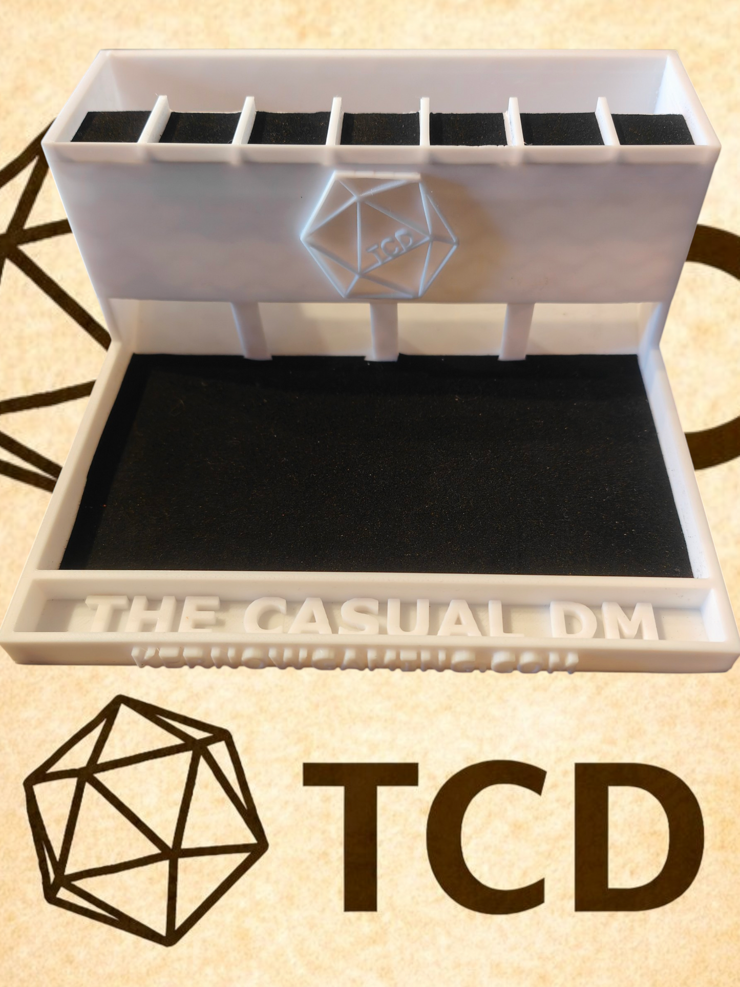 The Casual DM Dice Tray And Tower