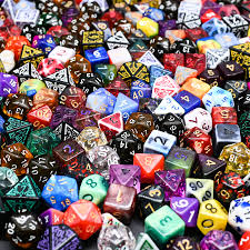 Dice, Dice Bags and Blind Bags