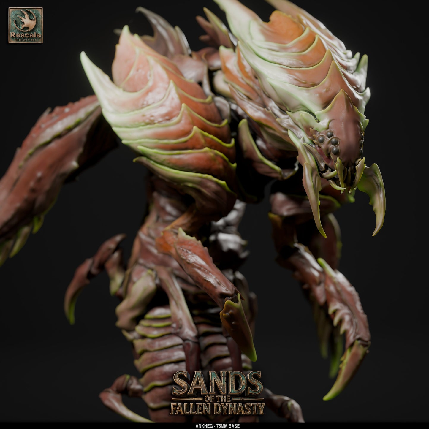 🐜 Ankheg | 12K Resin 75mm Burrowing Monster for D&D & RPGs 🌍