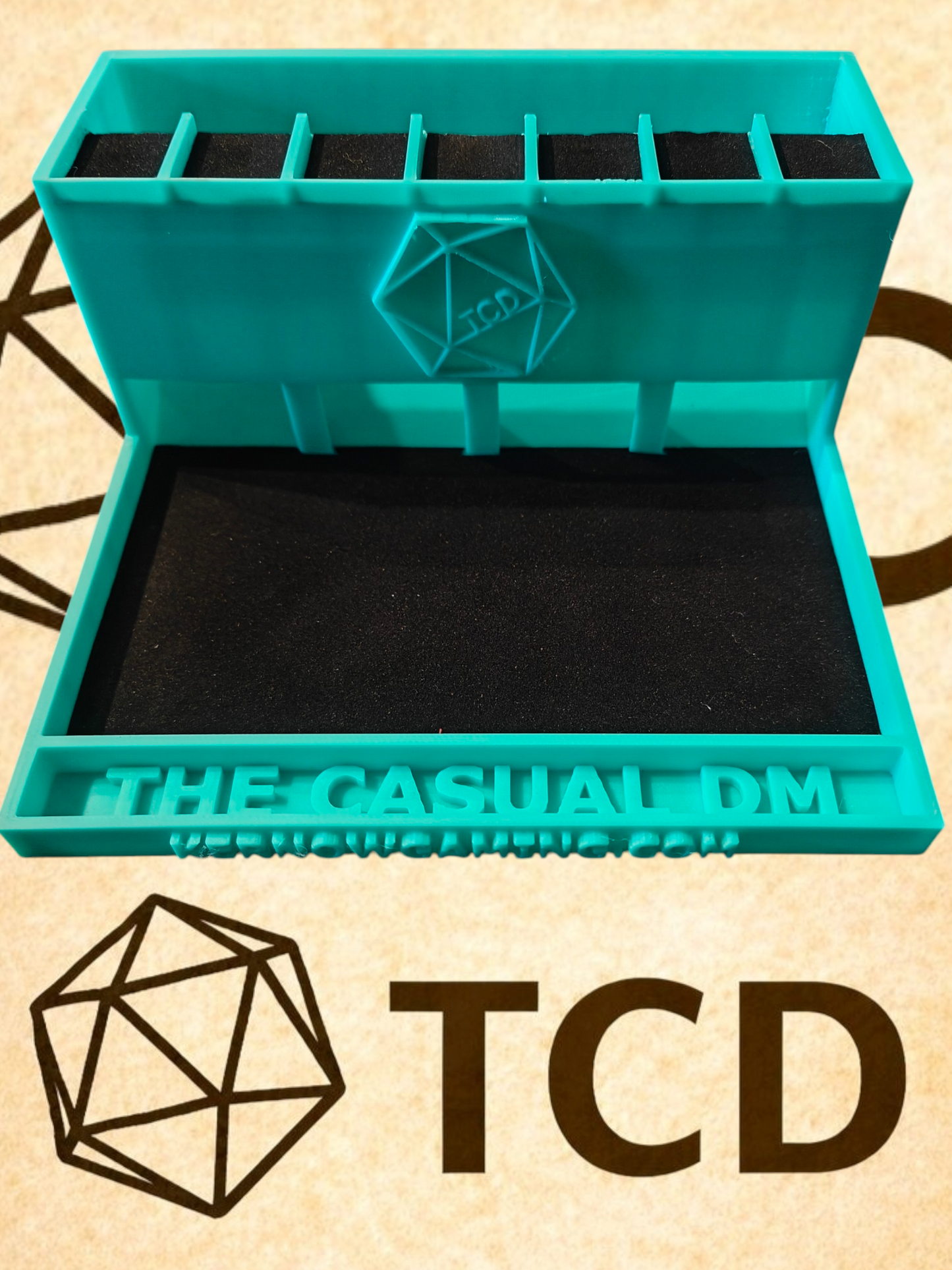 The Casual DM Dice Tray And Tower