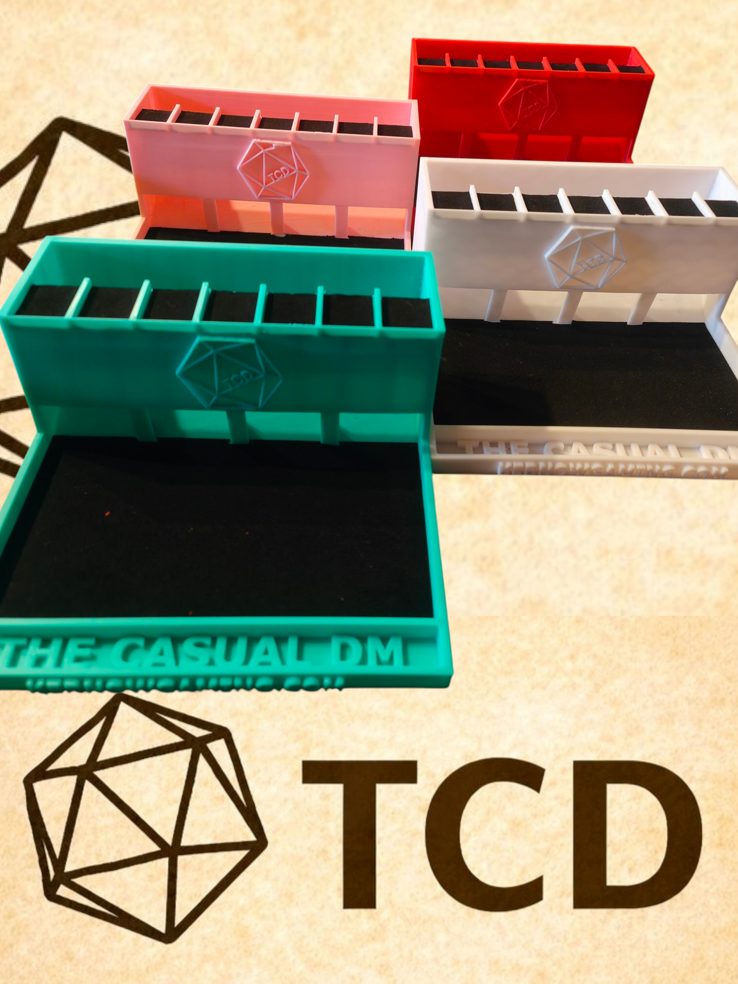 The Casual DM Dice Tray And Tower