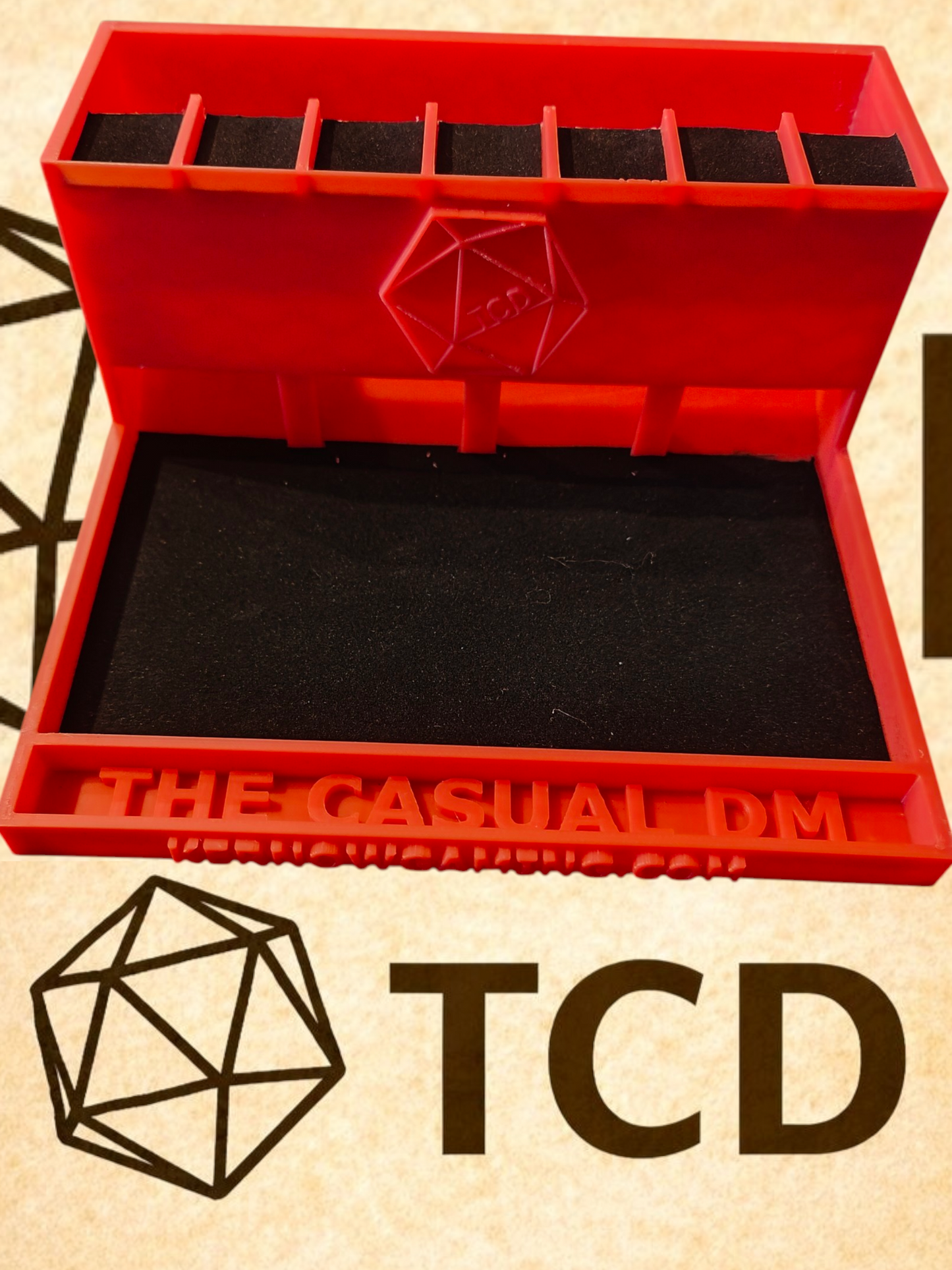 The Casual DM Dice Tray And Tower