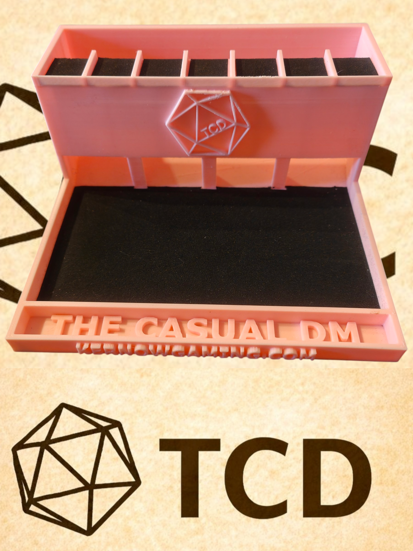 The Casual DM Dice Tray And Tower