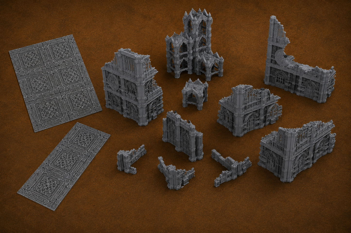 Warhammer 40K 11th Edition Folding Terrain Full Table Mono Colour