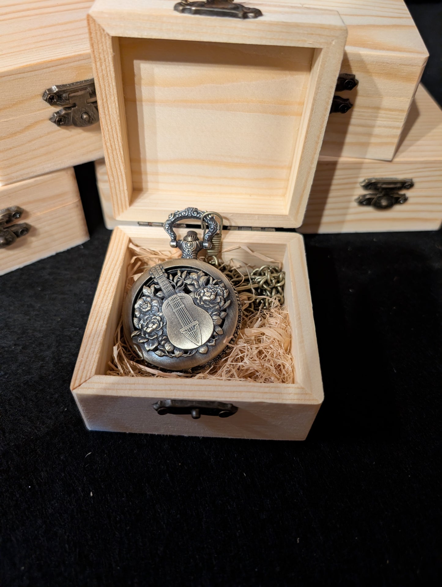 Mini Metal Dice Pocket Watch With Display Box For Table Top RPG D&D