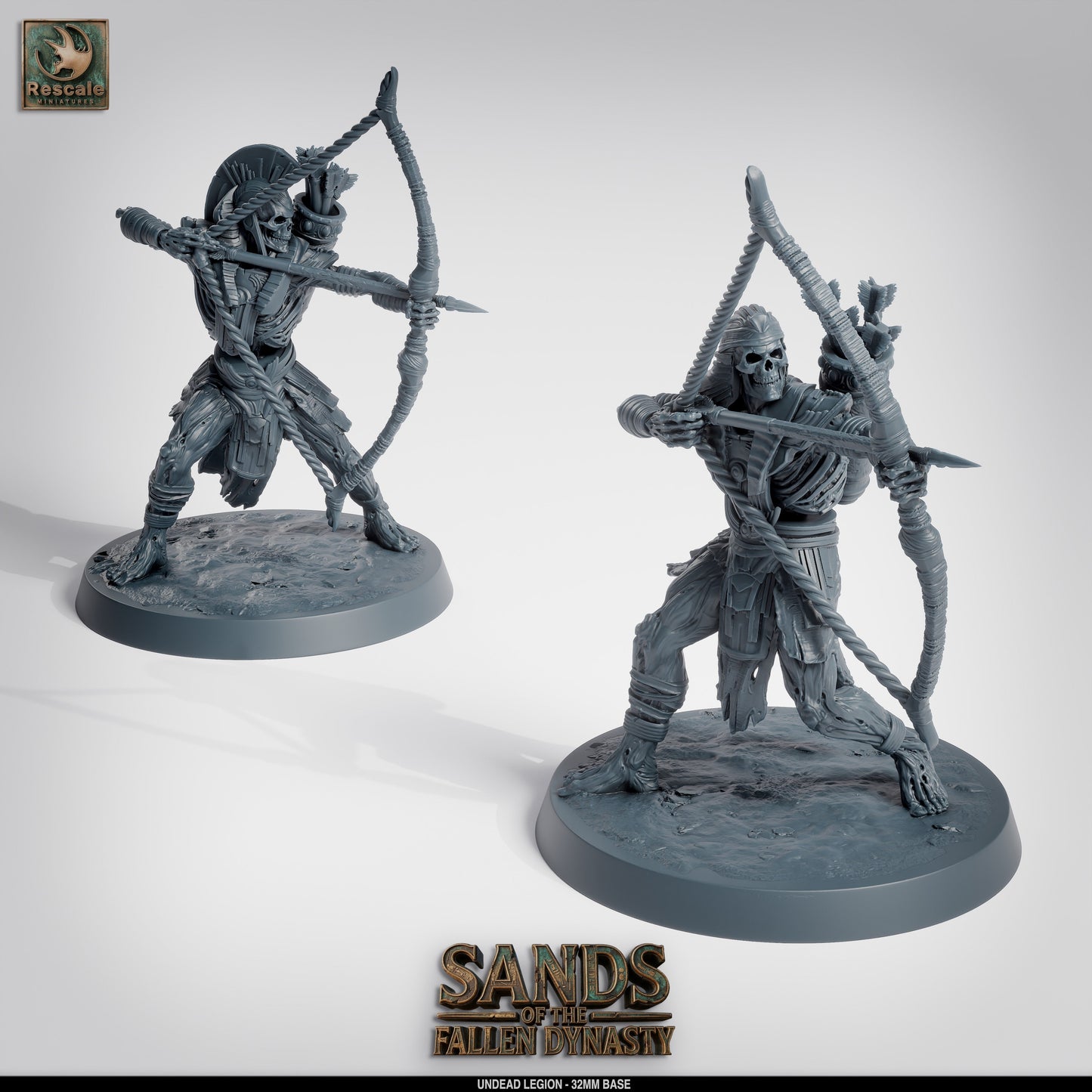 💀 Pack: Undead Legion | 16-Pack 12K Resin 32mm Army for D&D & Wargames ⚔️