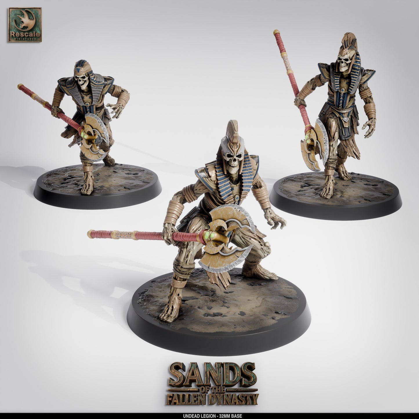 💀 Pack: Undead Legion | 16-Pack 12K Resin 32mm Army for D&D & Wargames ⚔️