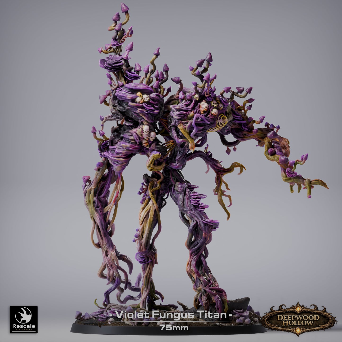 🌿 Violet Fungus Titan | 12K Resin 75mm Monstrous Plant for D&D & RPGs 🍄