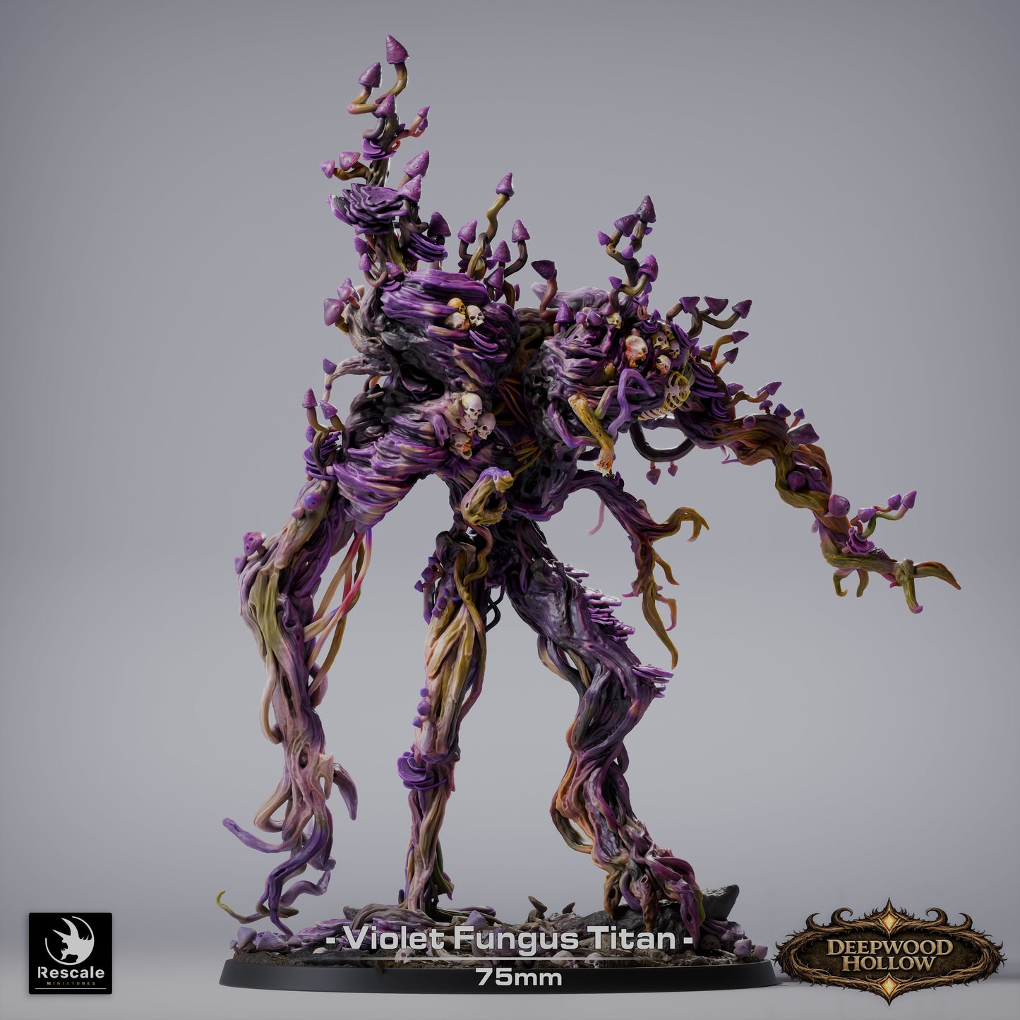 🌿 Violet Fungus Titan | 12K Resin 75mm Monstrous Plant for D&D & RPGs 🍄