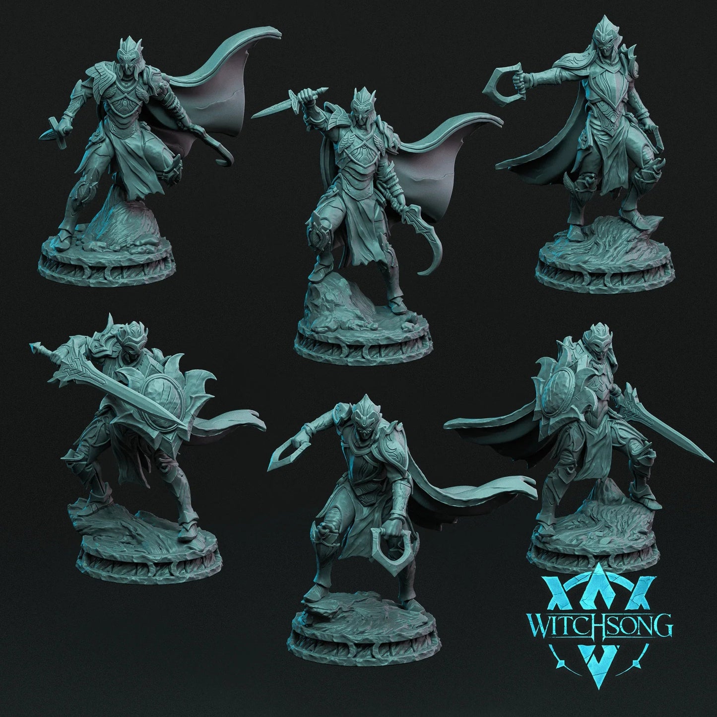 Wingsworn Conscripts – 12K Resin Fantasy Miniatures with Bases for D&D, Pathfinder & RPGs
