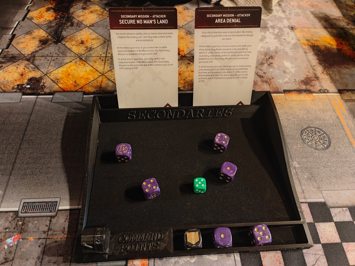 "The Rambo" Warhammer 40K 10th Edition Dice Tray