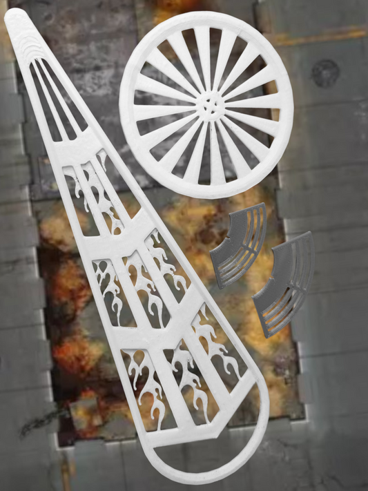 Necromunda Templates and Facing Counters Set