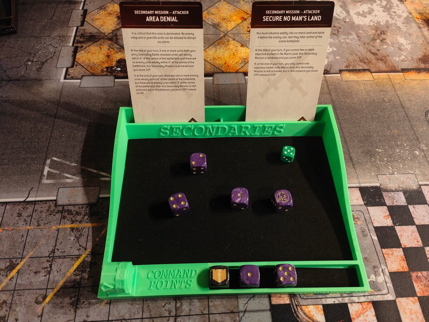 "The Rambo" Warhammer 40K 10th Edition Dice Tray